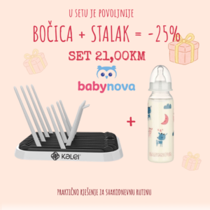 Kalei stalak + babynova bočica SET