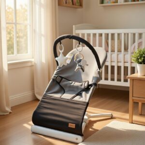 Alternative view of Kalei Sklopiva ležaljka Fold and Go Bouncer (black)