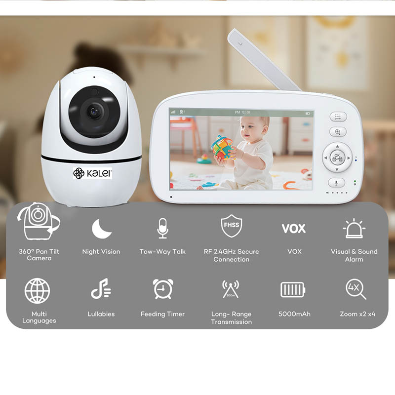 Kalei 5" Video Baby monitor BM5G09L - Slika 4