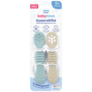 Babynova Silikonske žlice za učenje samostalnog hranjenja (2 kom)